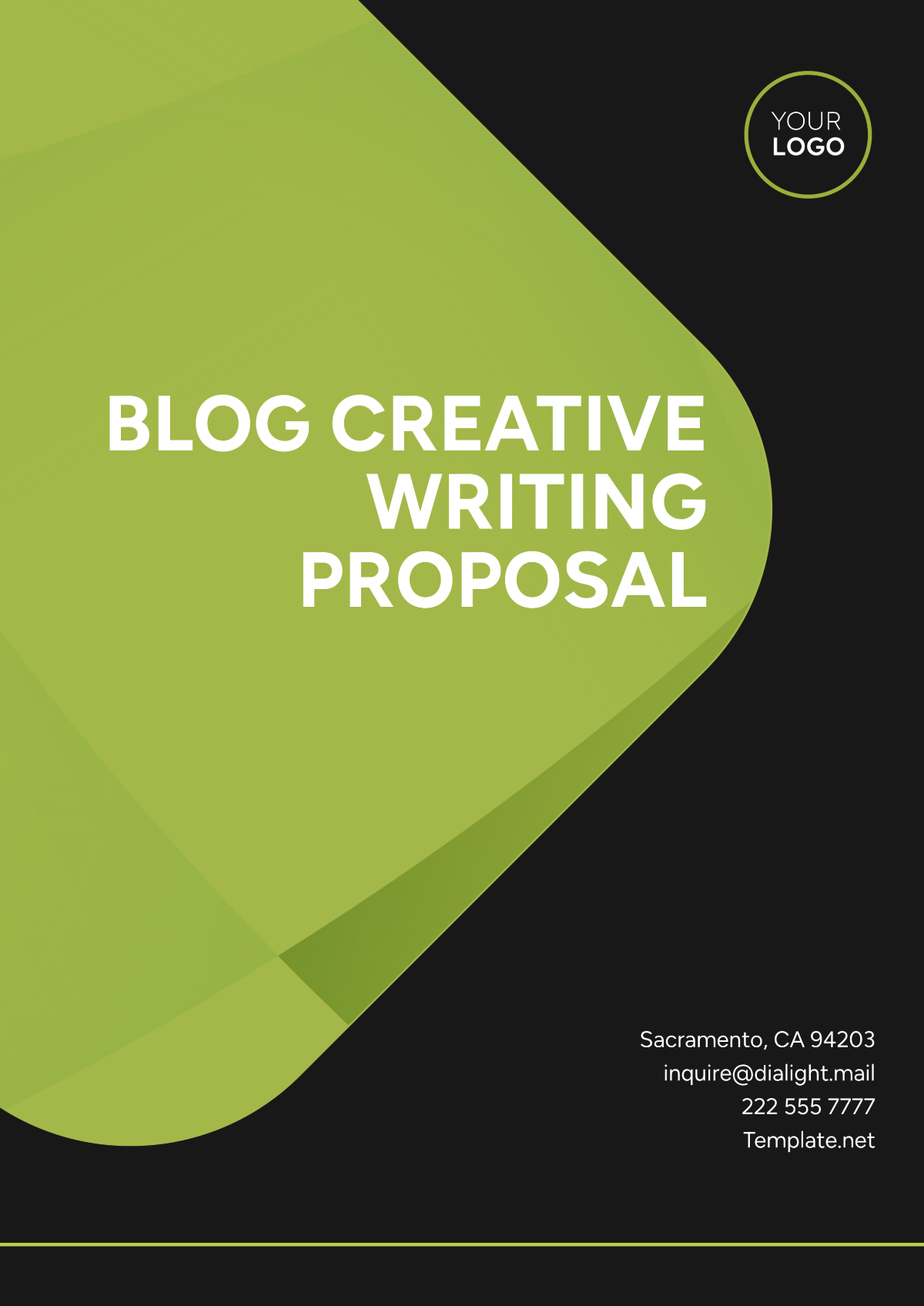 Blog Creative Writing Proposal Template - Edit Online & Download