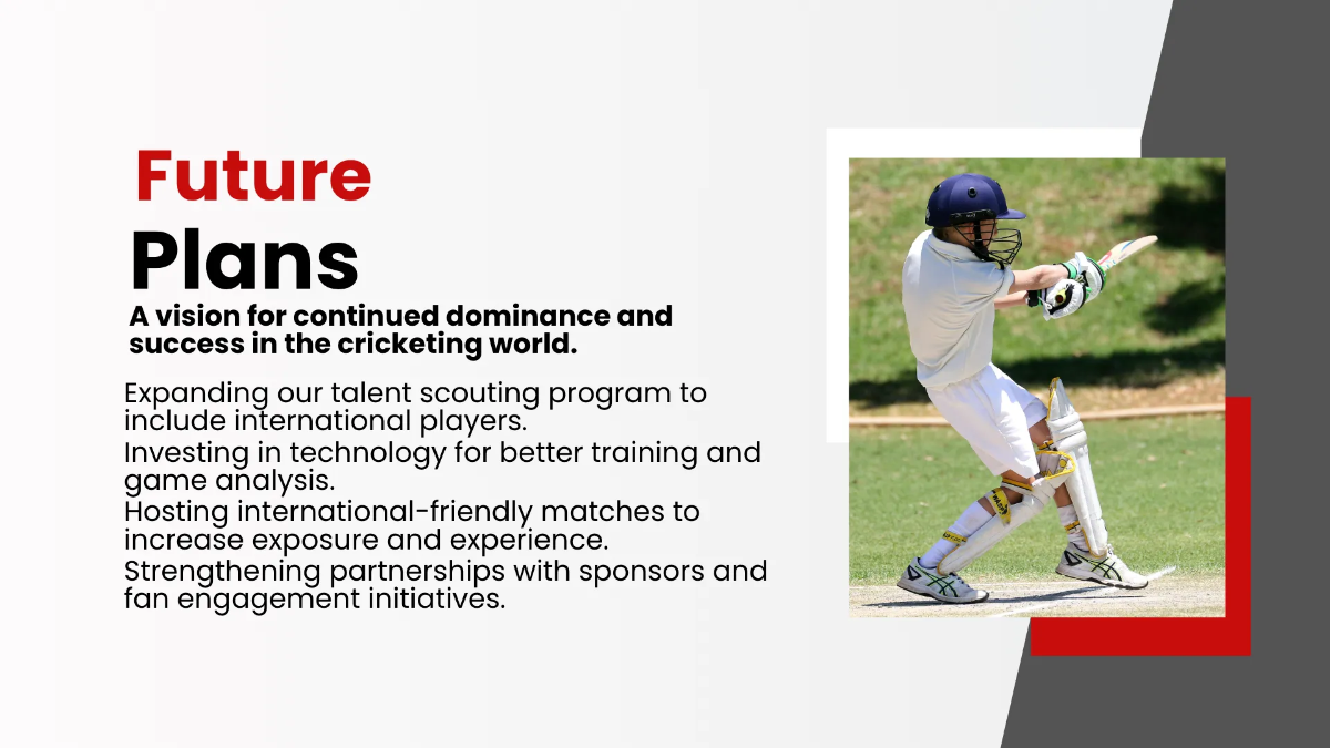 Free Cricket Presentation Template to Edit Online