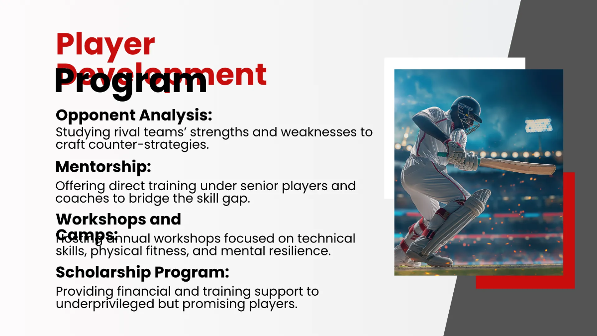 Free Cricket Presentation Template to Edit Online