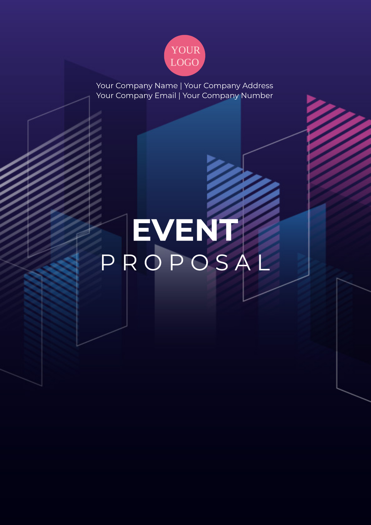 Blank Aesthetic Event Proposal Template - Edit Online & Download