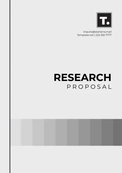 Free Blank Research Proposal Template to Edit Online
