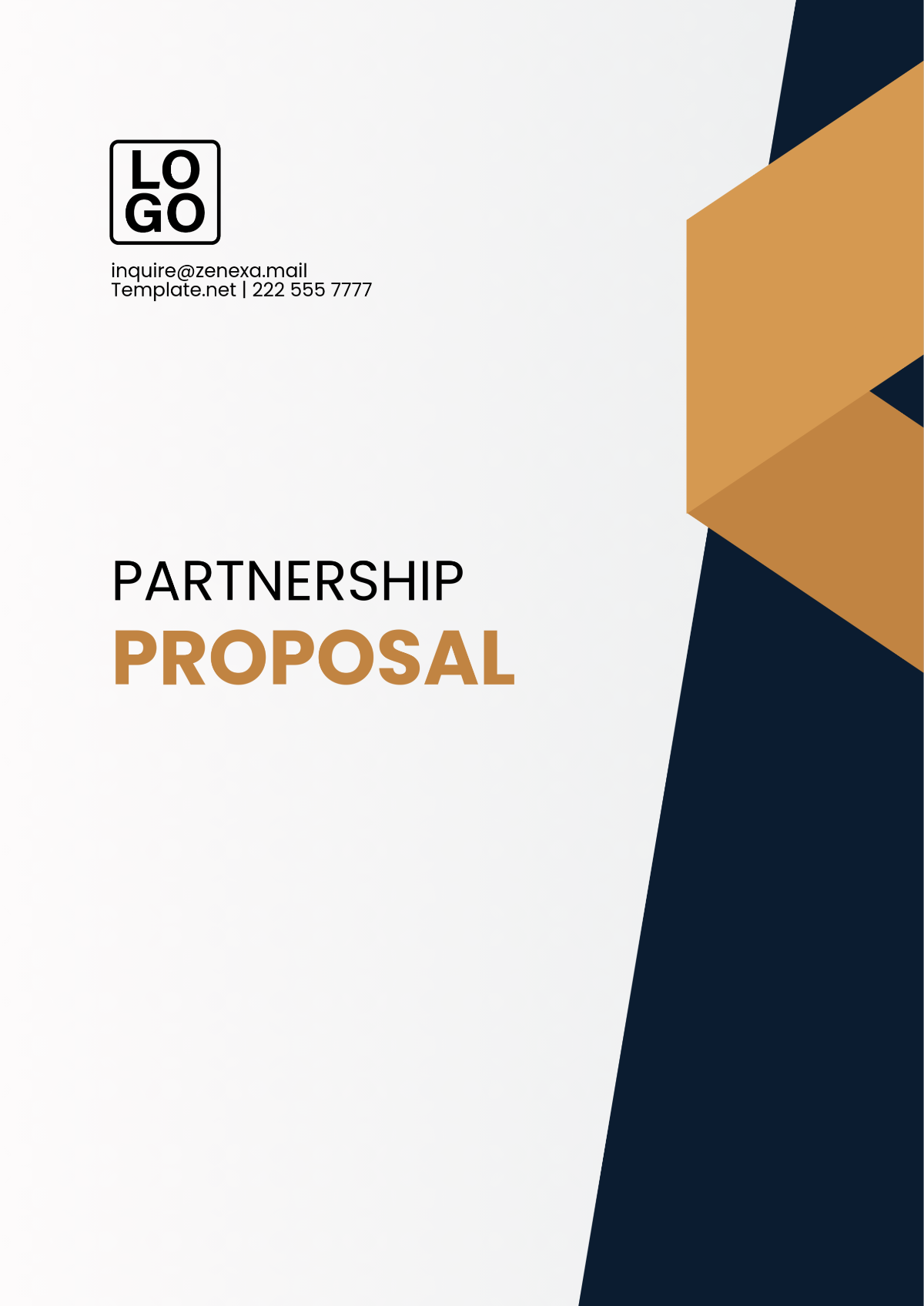 Blank Partnership Proposal Template - Edit Online & Download