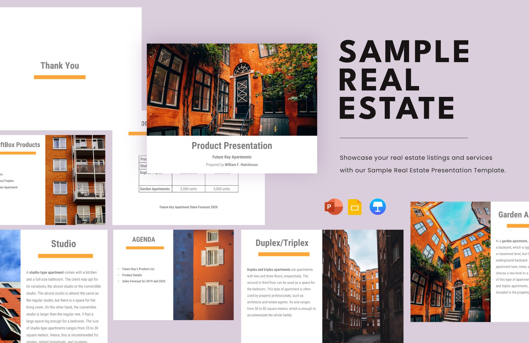 Sample Real Estate Presentation Template