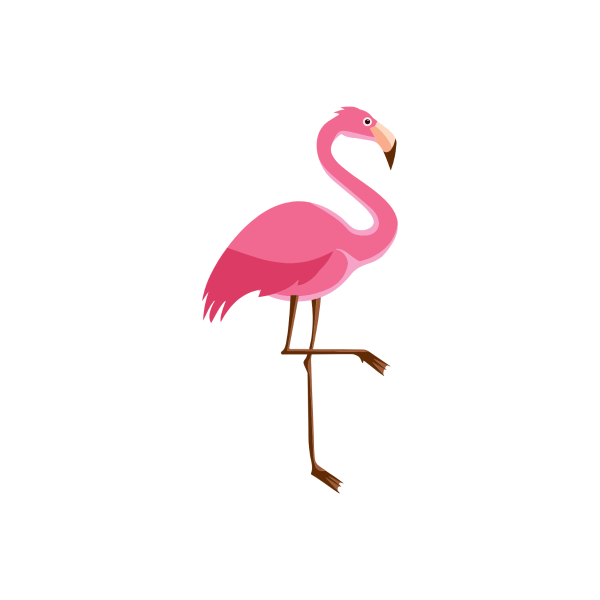 Flamingo Clipart  - Edit Online | Template.net