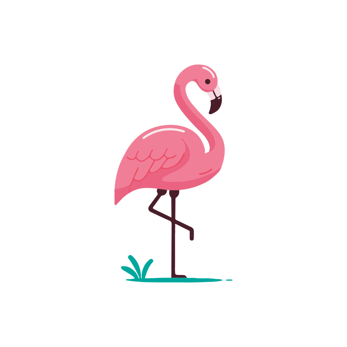 Colorful Flamingo Clipart  - Edit Online | Template.net