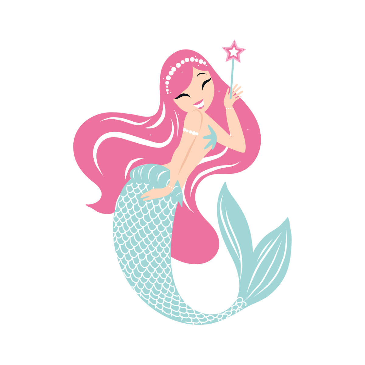 Magical Mermaid Clipart - Edit Online | Template.net