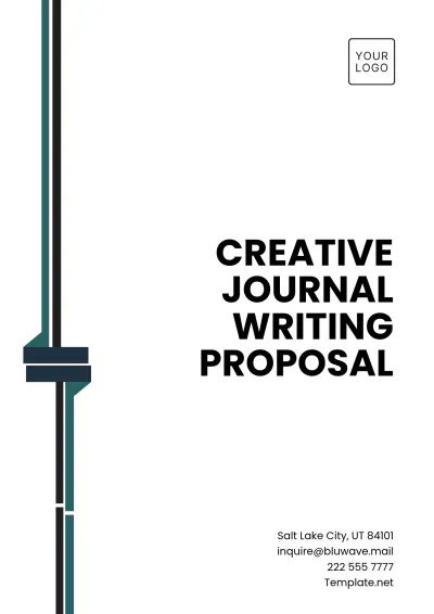 Free Creative Journal Writing Proposal Template to Edit Online