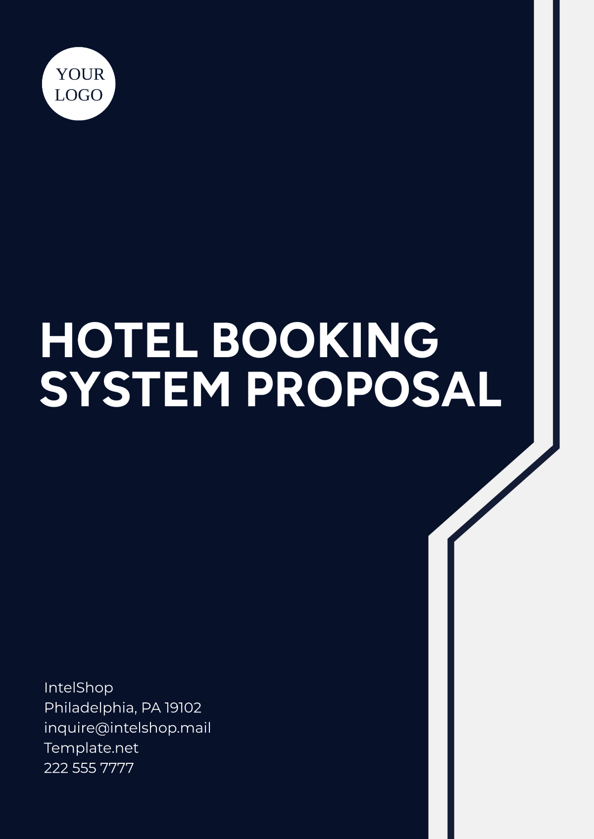 Hotel Booking System Proposal Template - Edit Online & Download