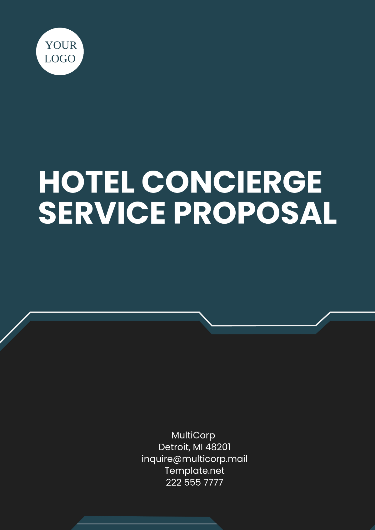 Hotel Concierge Service Proposal Template - Edit Online & Download