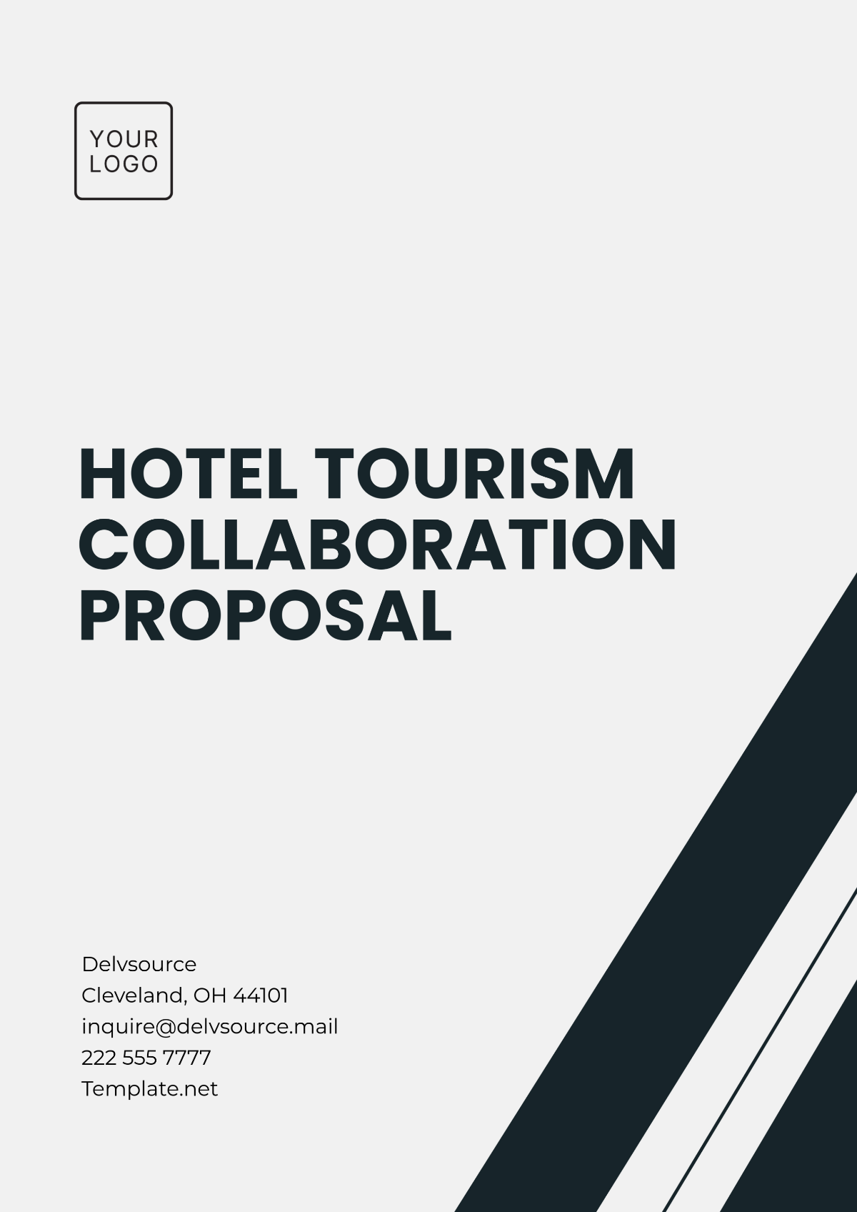 Hotel Tourism Collaboration Proposal Template - Edit Online & Download