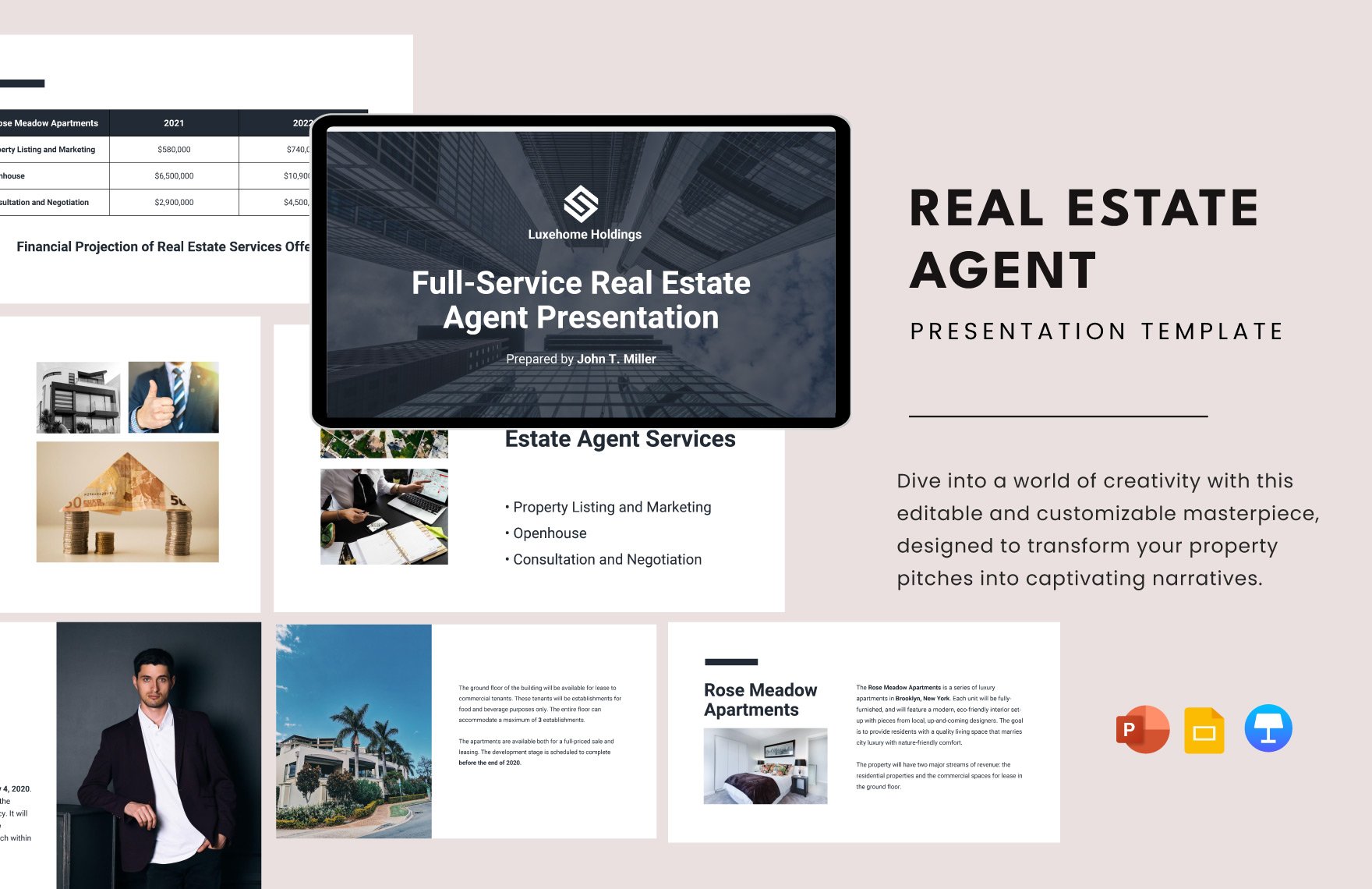 Real Estate Agent Presentation Template