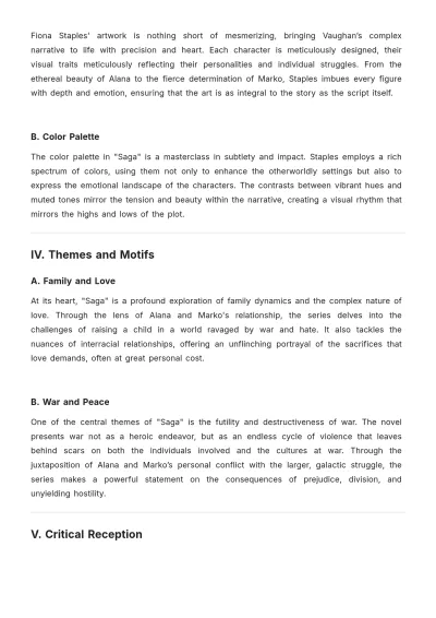 Free Graphic Novel Book Review Template to Edit Online
