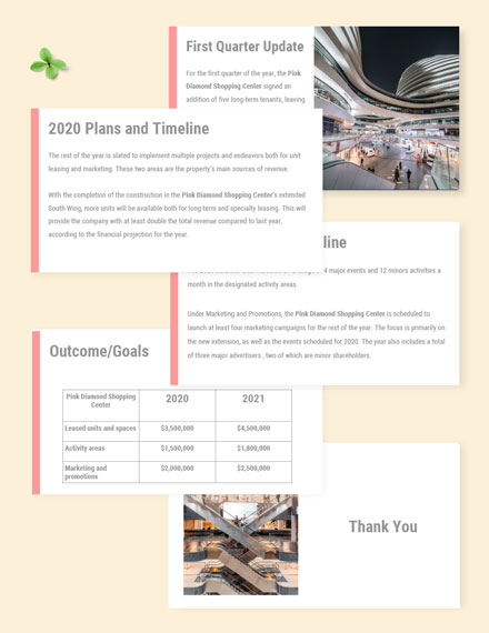 Commercial Real Estate Presentation Template