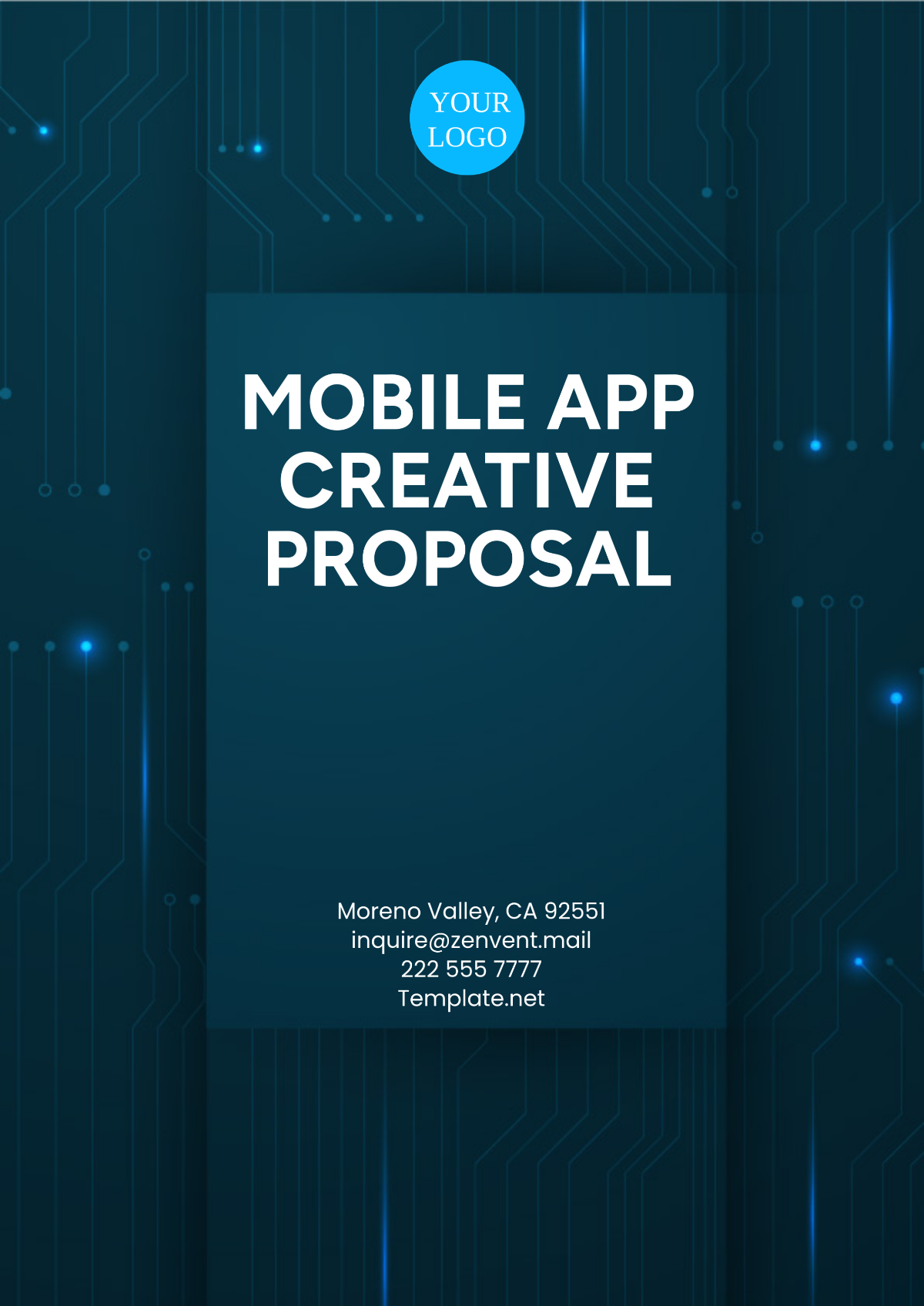 Mobile App Creative Proposal Template - Edit Online & Download