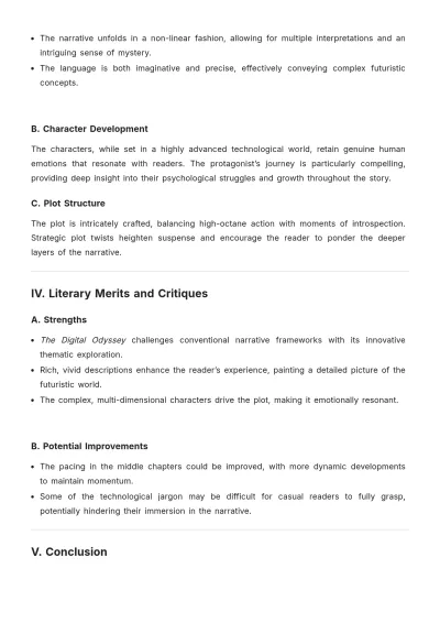Free E-Library Book Review Template to Edit Online