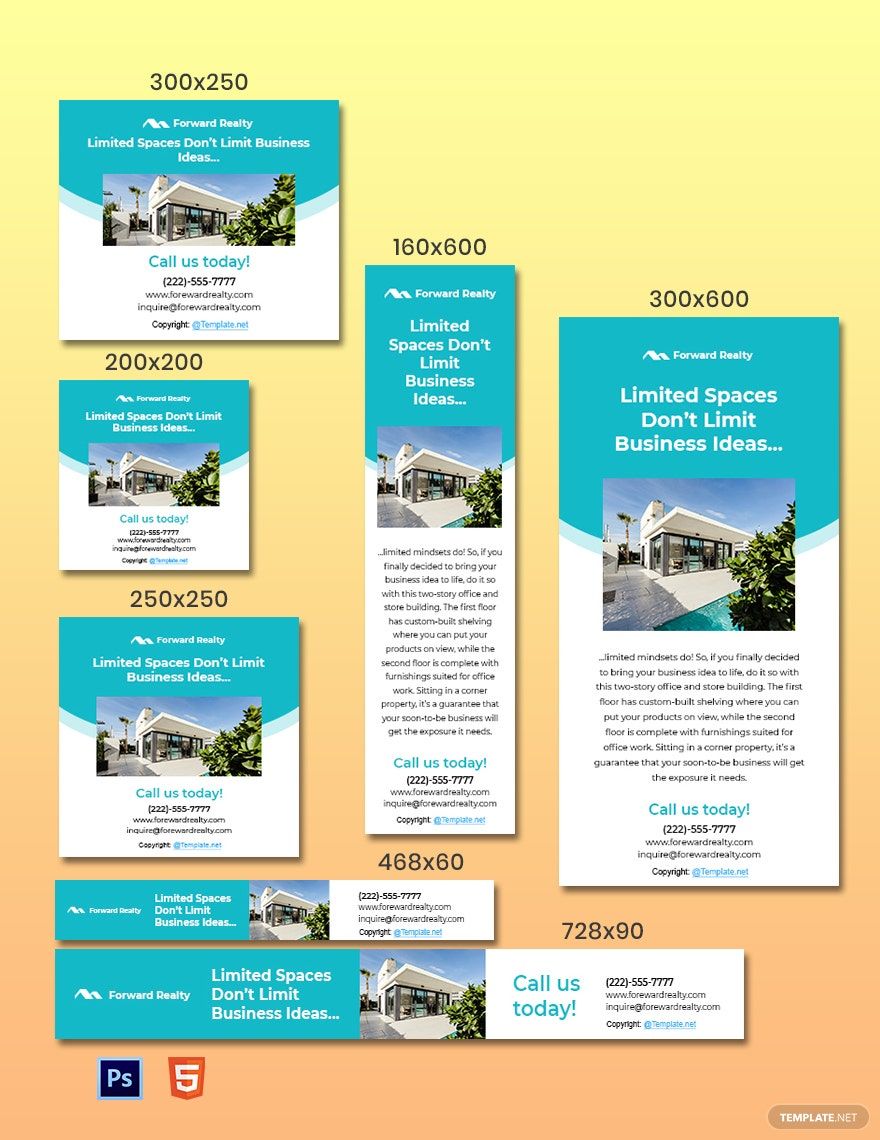Free Simple Real Estate Ads Template