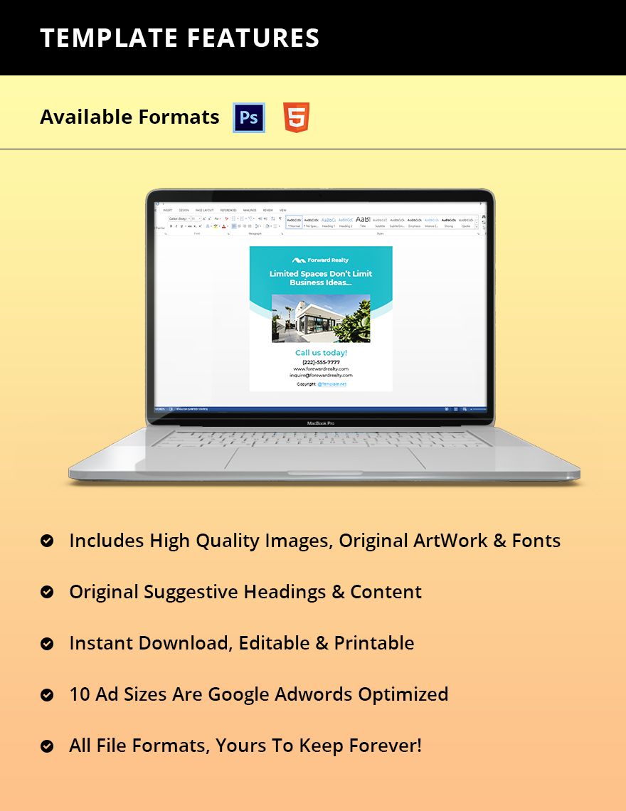 Simple Real Estate Ads Template