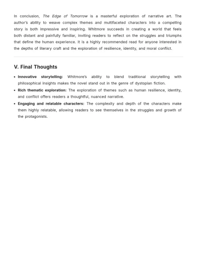 Free Blog Book Review Template to Edit Online
