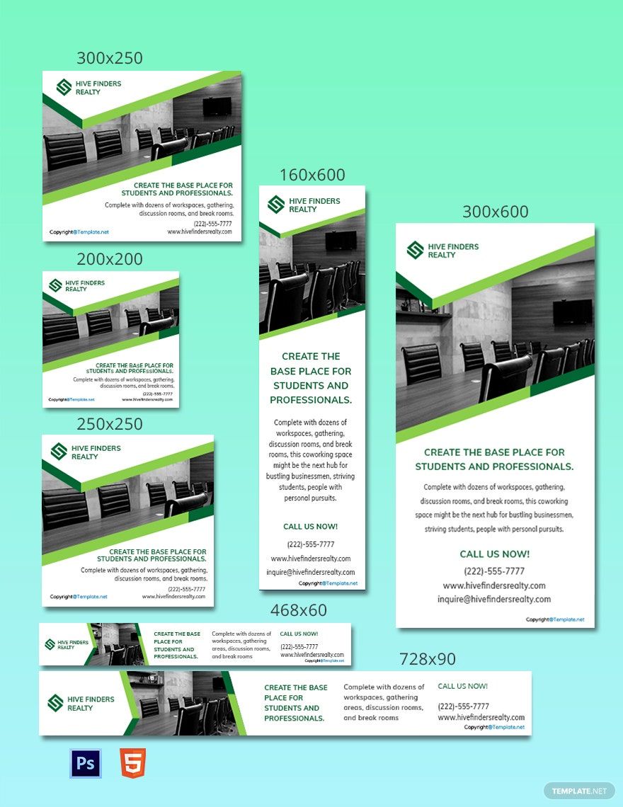 Free Creative Real Estate Ads Template