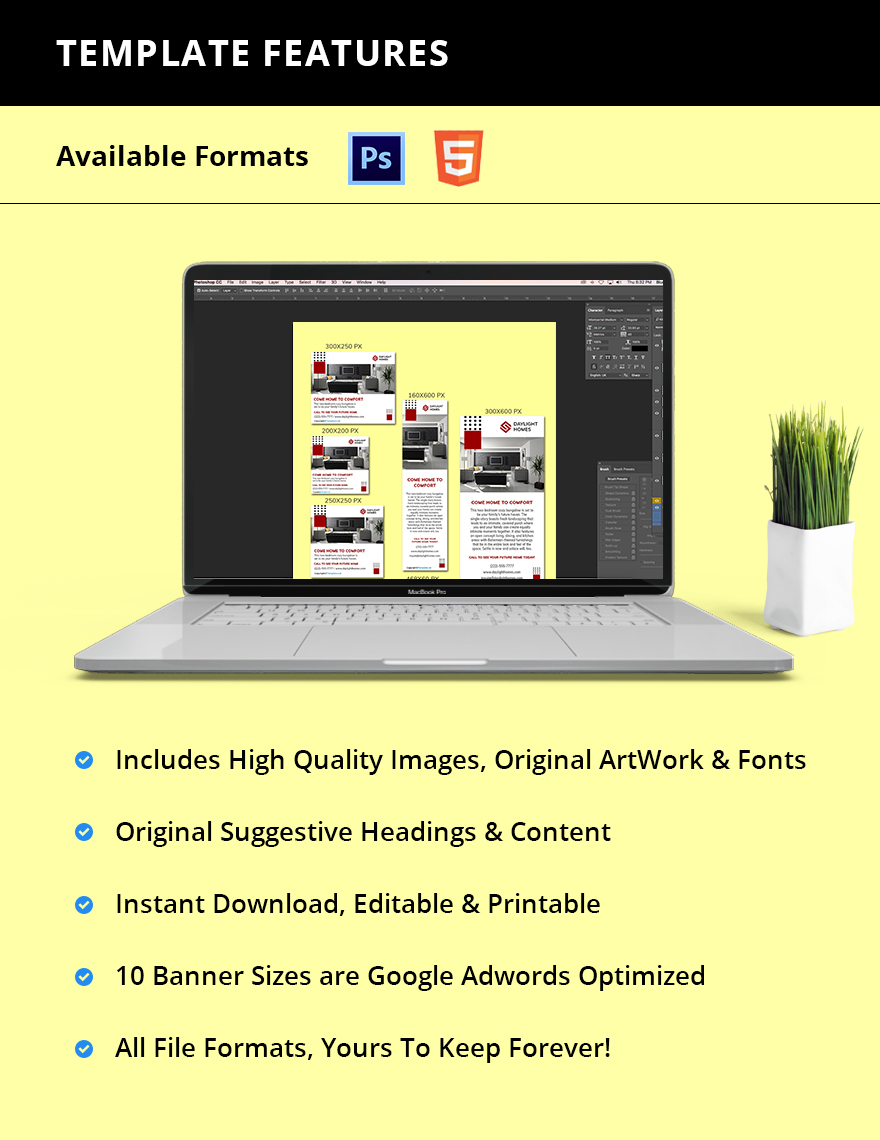 Real Estate Web Ads Template