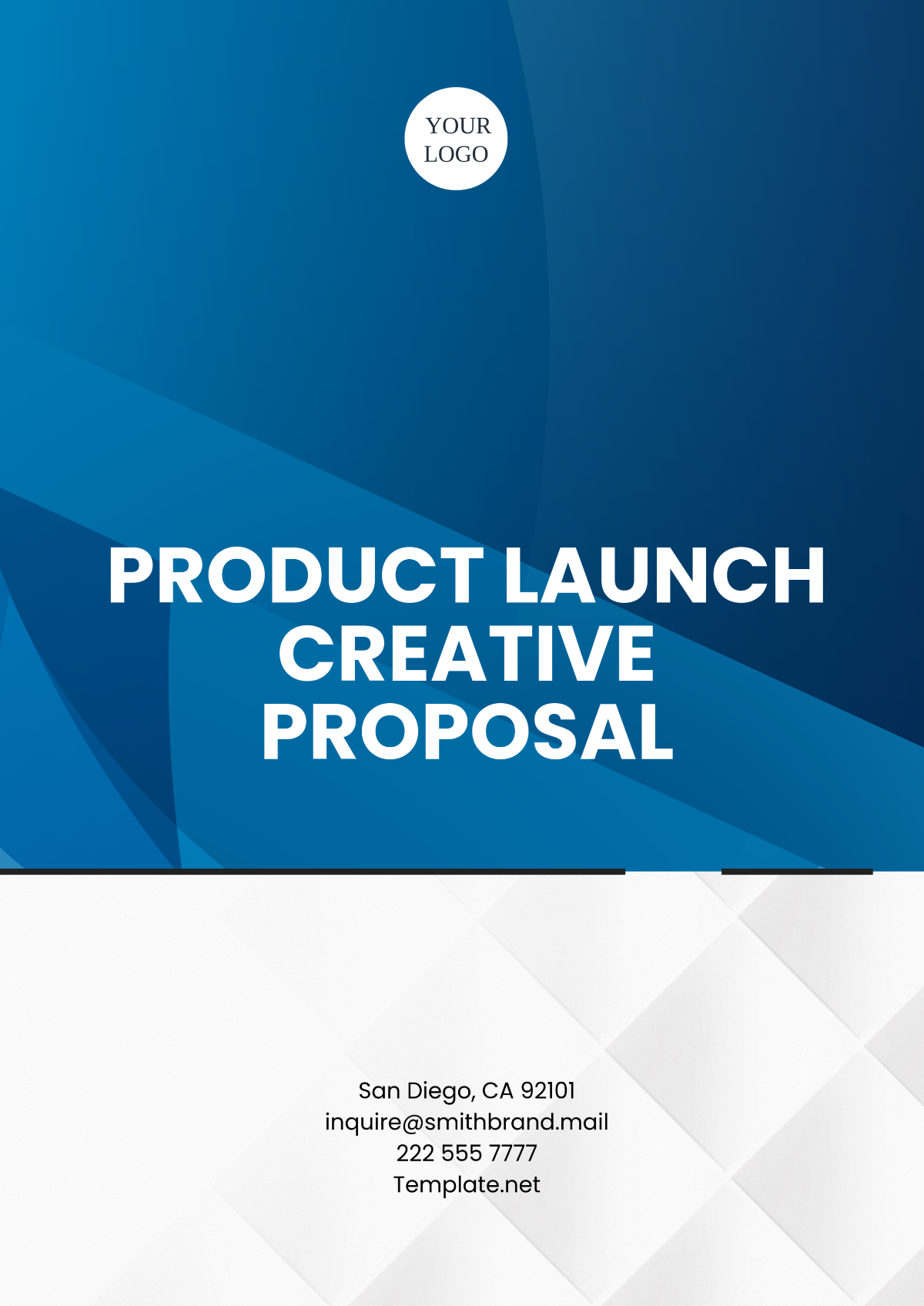 Product Launch Creative Proposal Template - Edit Online & Download