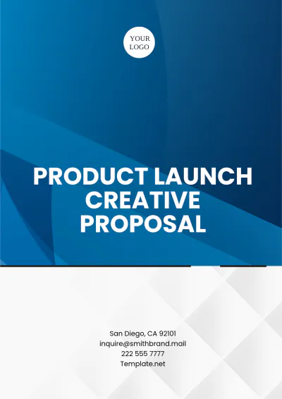 Free Product Launch Creative Proposal Template to Edit Online
