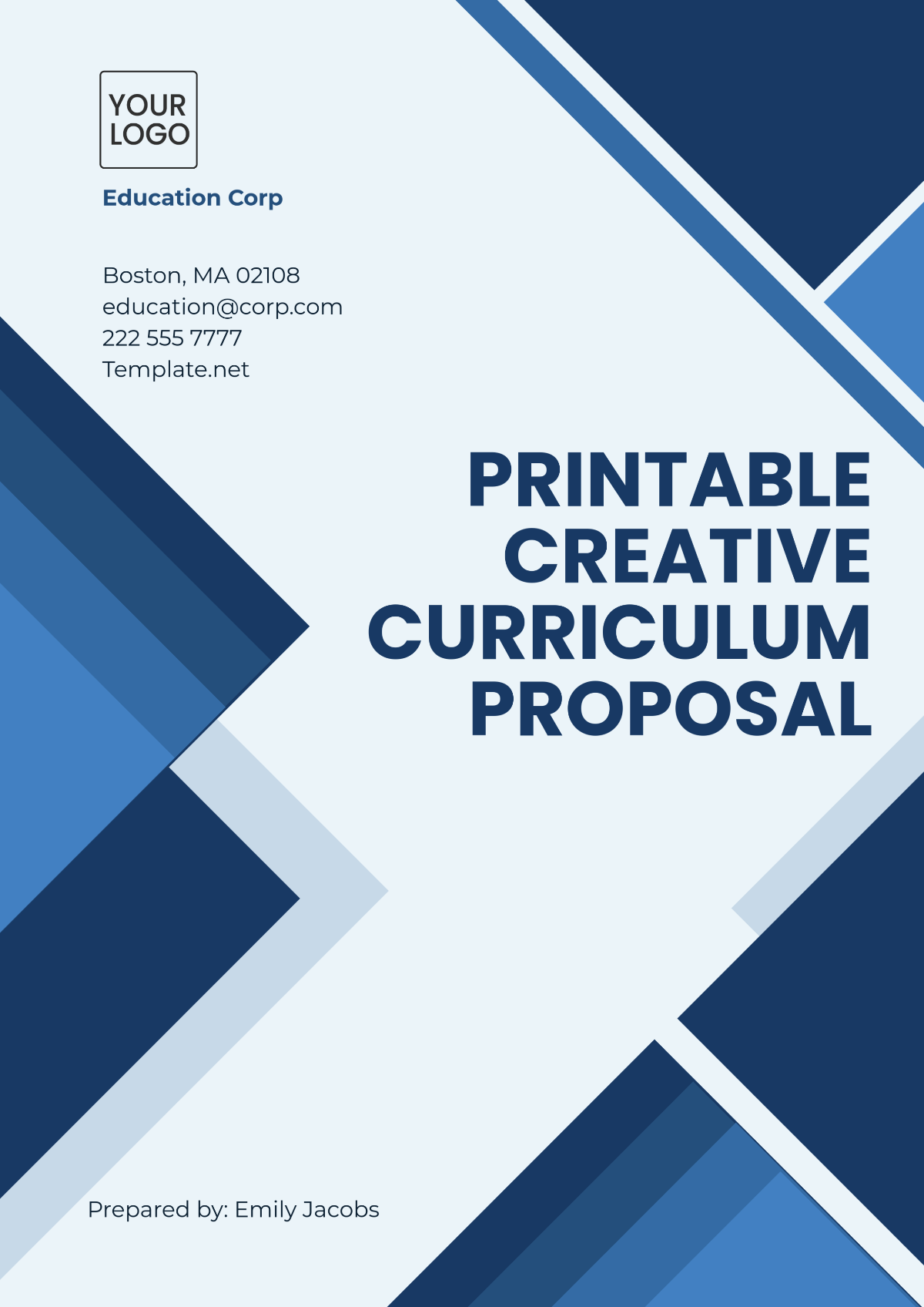 Printable Creative Curriculum Proposal Template - Edit Online & Download