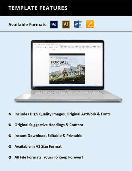Free Professional Real Estate Agent Yard Sign Template instruction