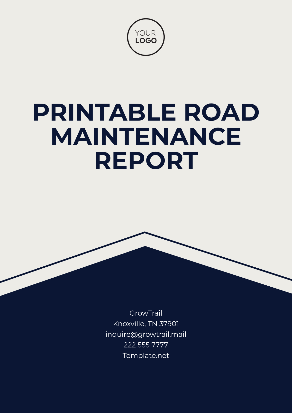 Printable Road Maintenance Report Template - Edit Online & Download