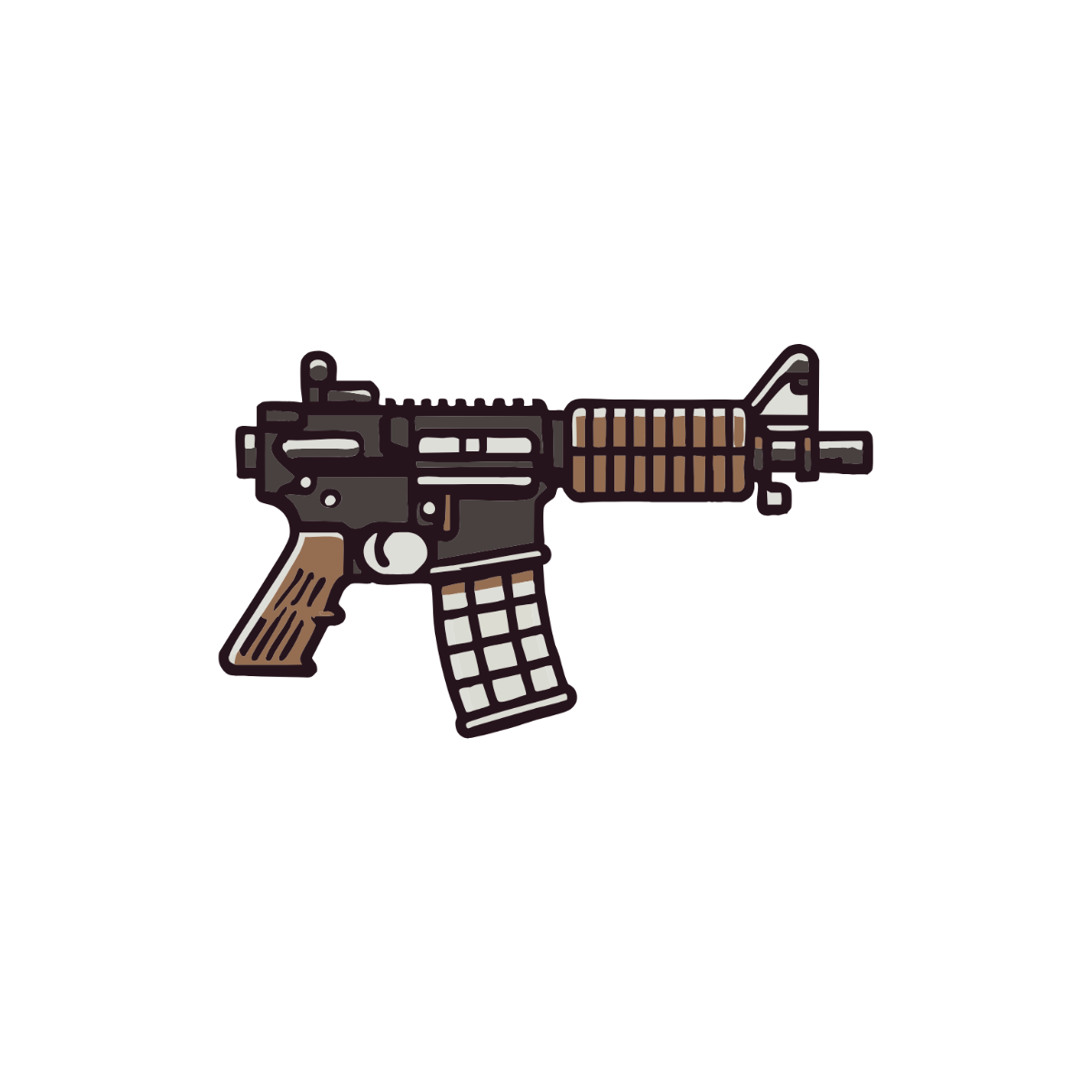 Free Rifle Gun Clipart Template to Edit Online