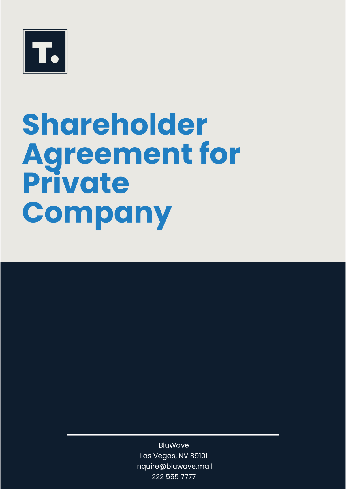 Shareholder Agreement for Private Company Template - Edit Online & Download