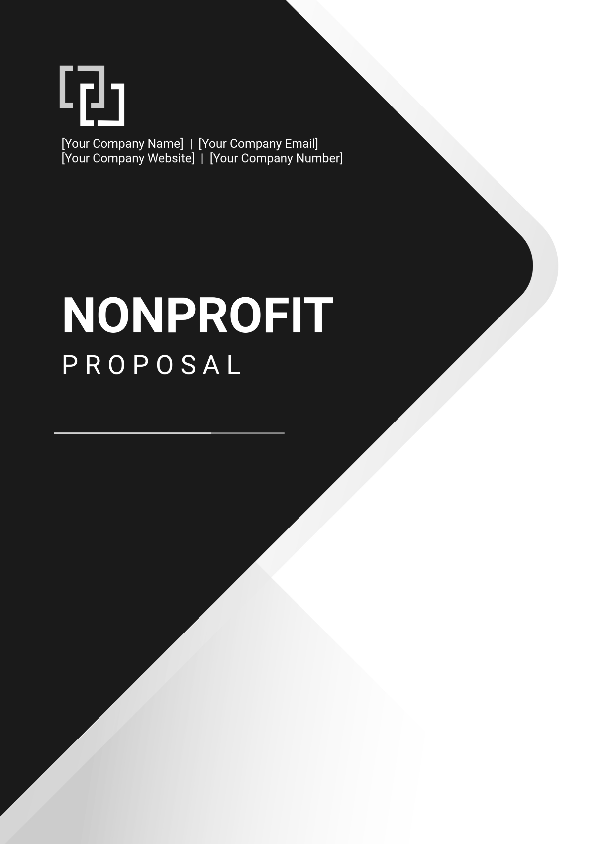 Simple Blank Nonprofit Proposal Template - Edit Online & Download