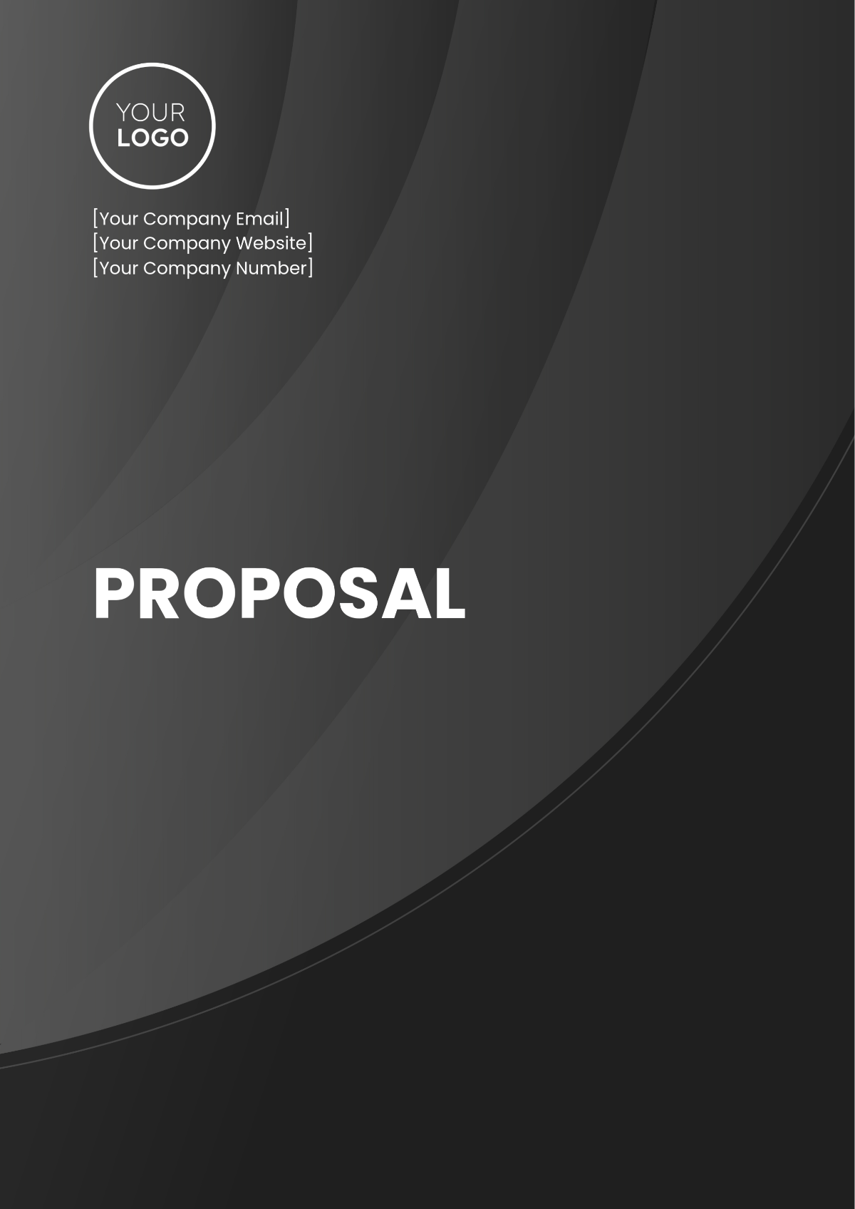 Customizable Proposal Layout Template - Edit Online & Download