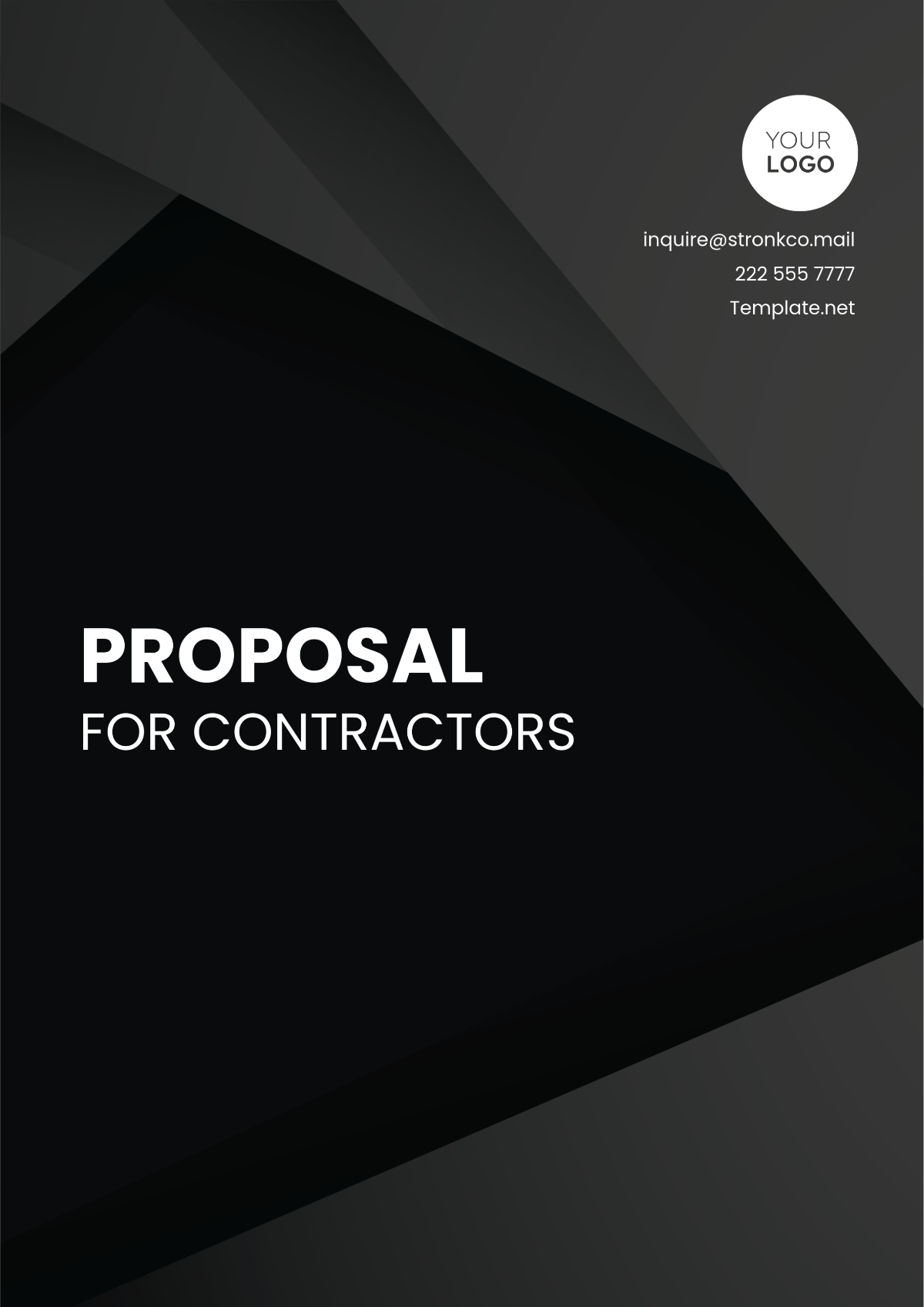 Blank Proposal Template for Contractors - Edit Online & Download