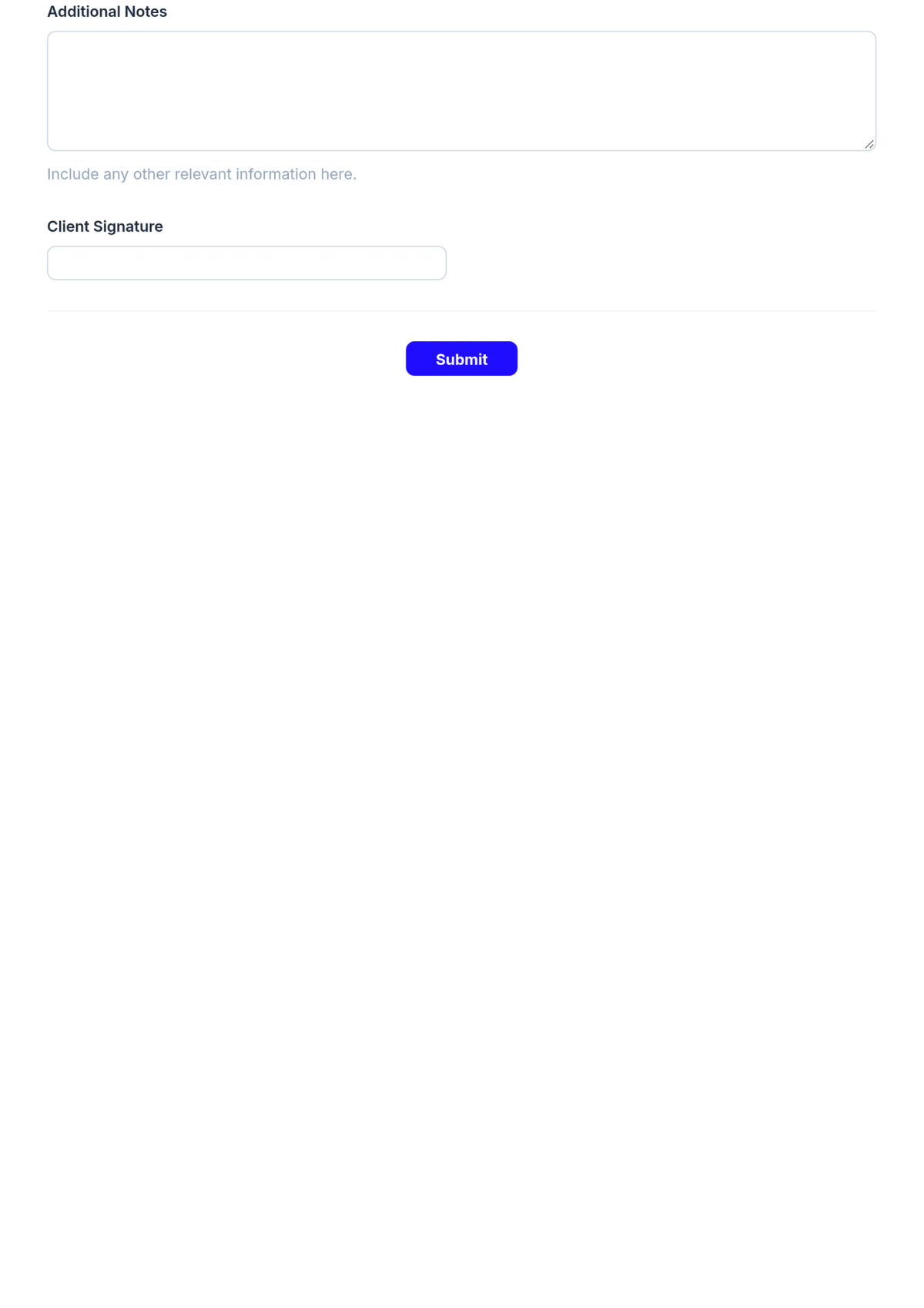 Free Client Change Request Form Template & AI Maker