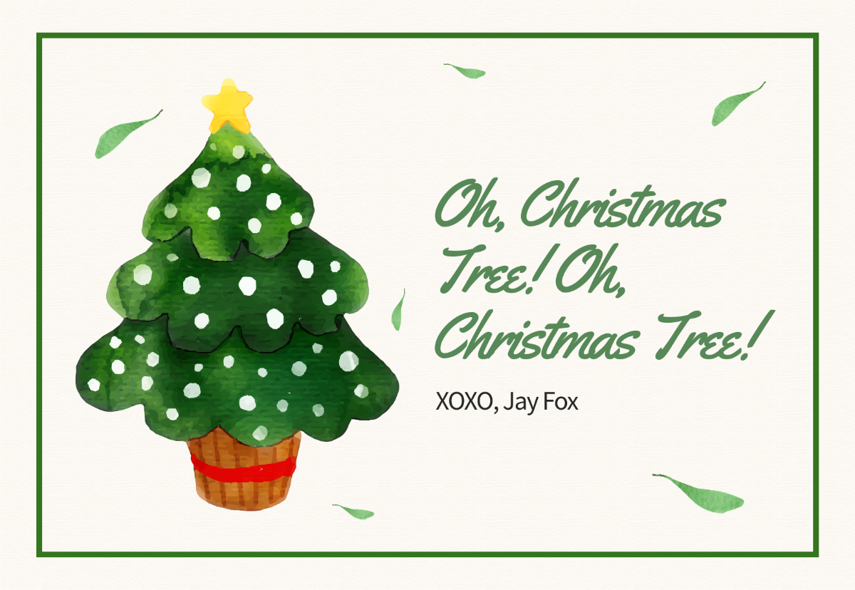 Printable Christmas Tree Template - Edit Online & Download