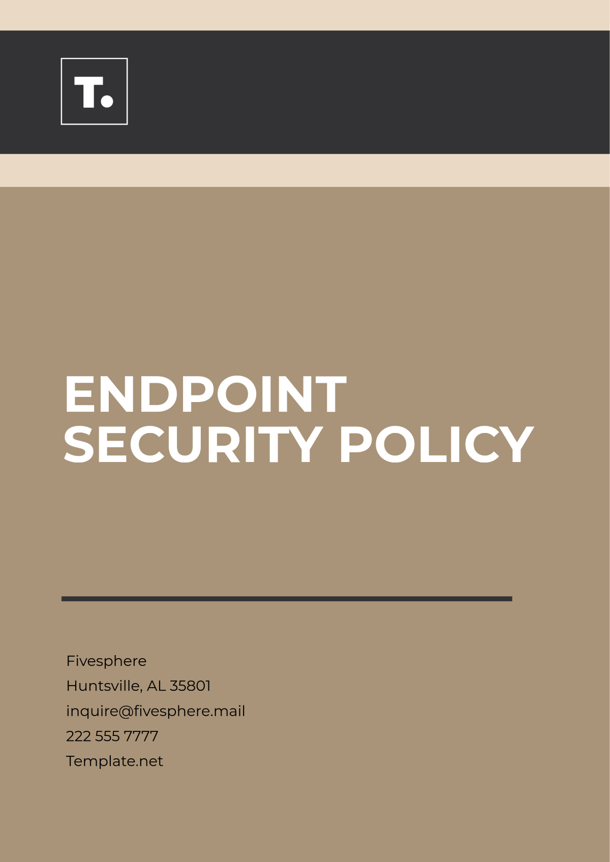  Endpoint Security Policy Template - Edit Online & Download