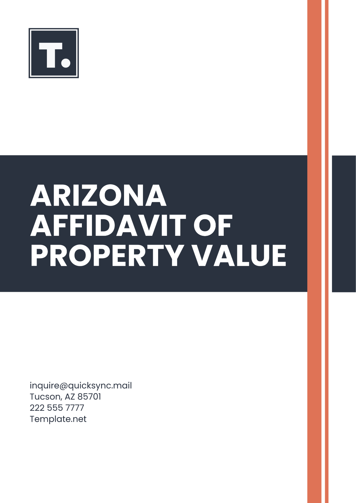 Arizona Affidavit of Property Value Template - Edit Online & Download