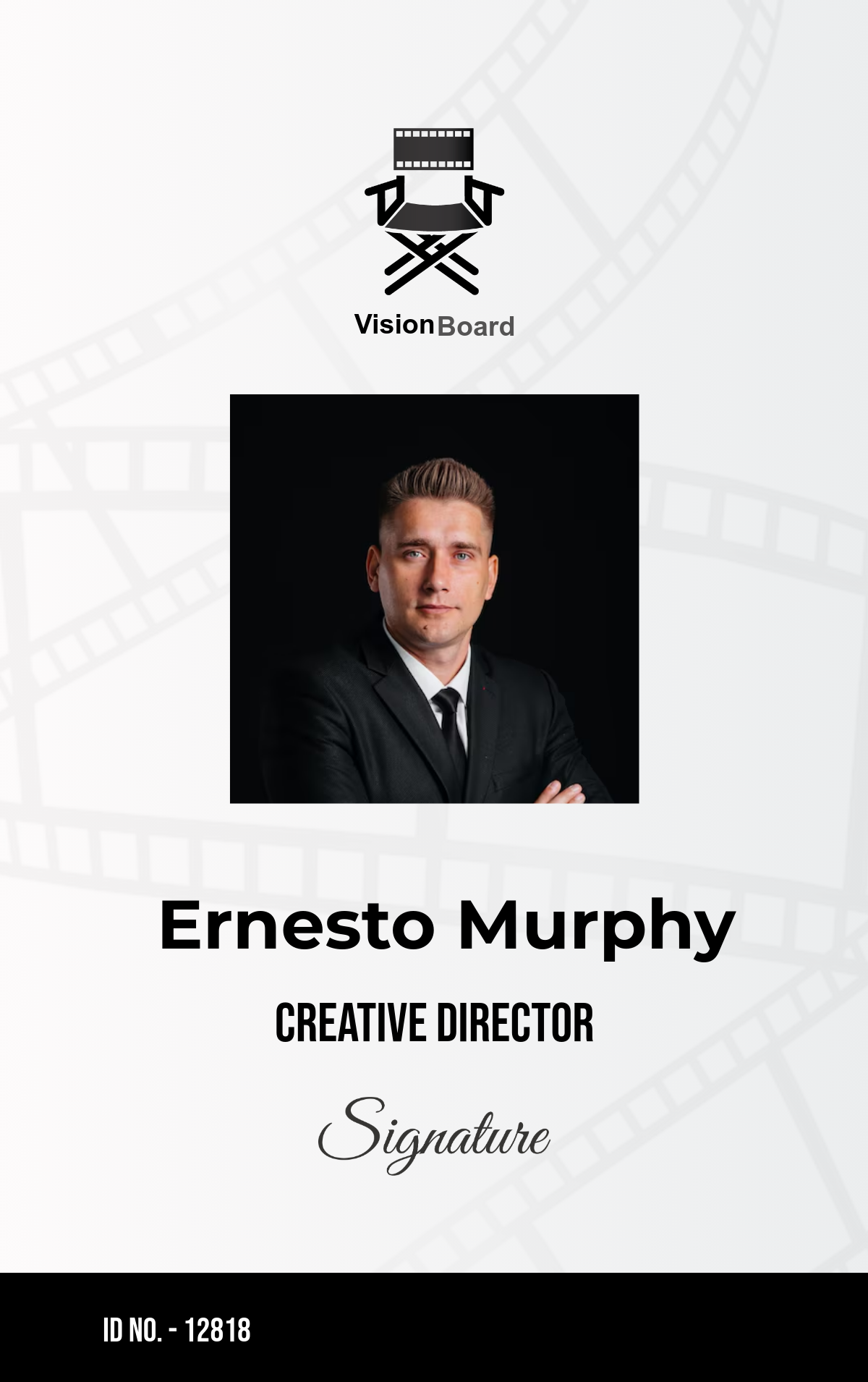 Free Director ID Card Template - Edit Online & Download