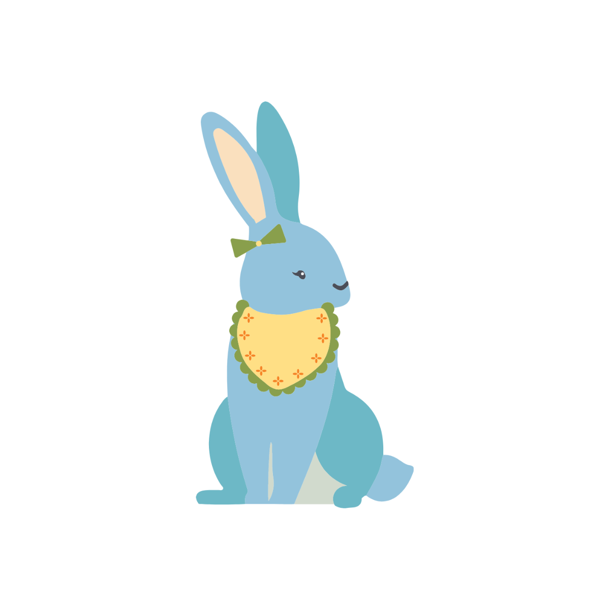 Colorful Rabbit Clipart  - Edit Online | Template.net