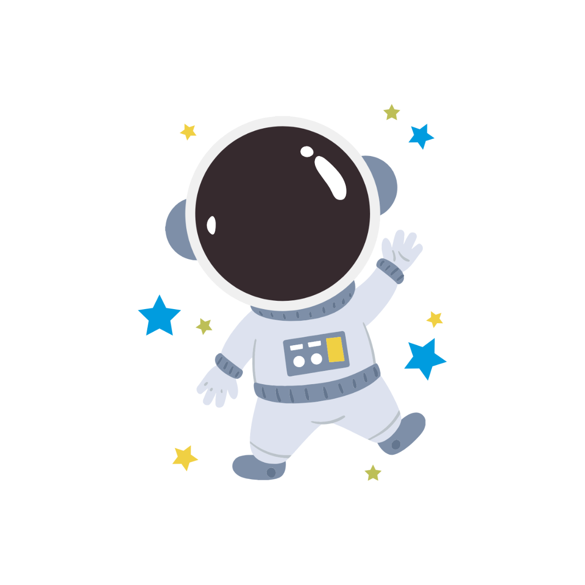 Colorful Astronaut Clipart  - Edit Online | Template.net