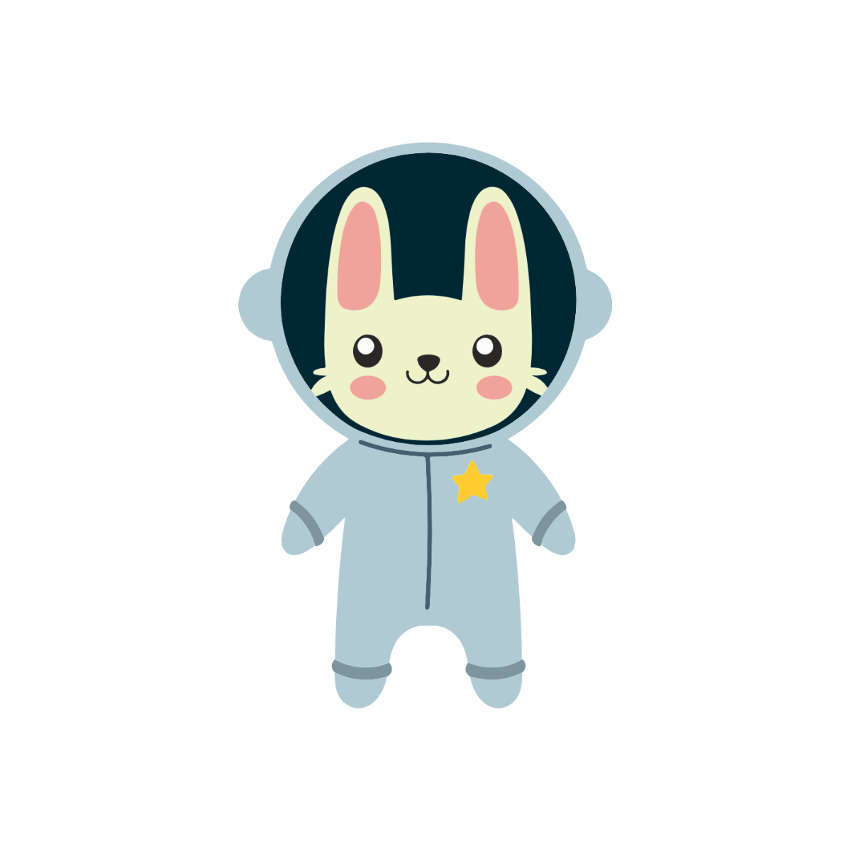 Cute Astronaut Clipart  - Edit Online | Template.net