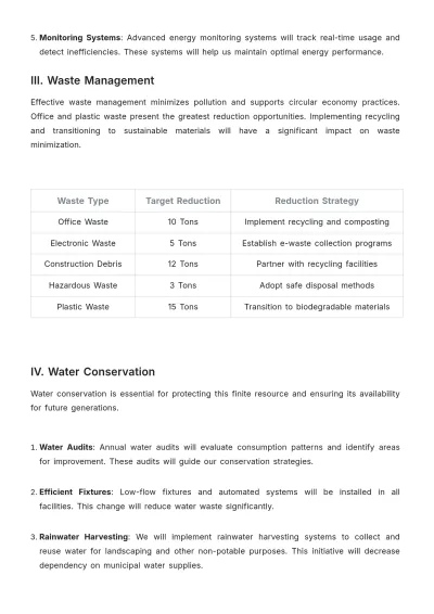 Free Climate Change Environmental Policy Template to Edit Online
