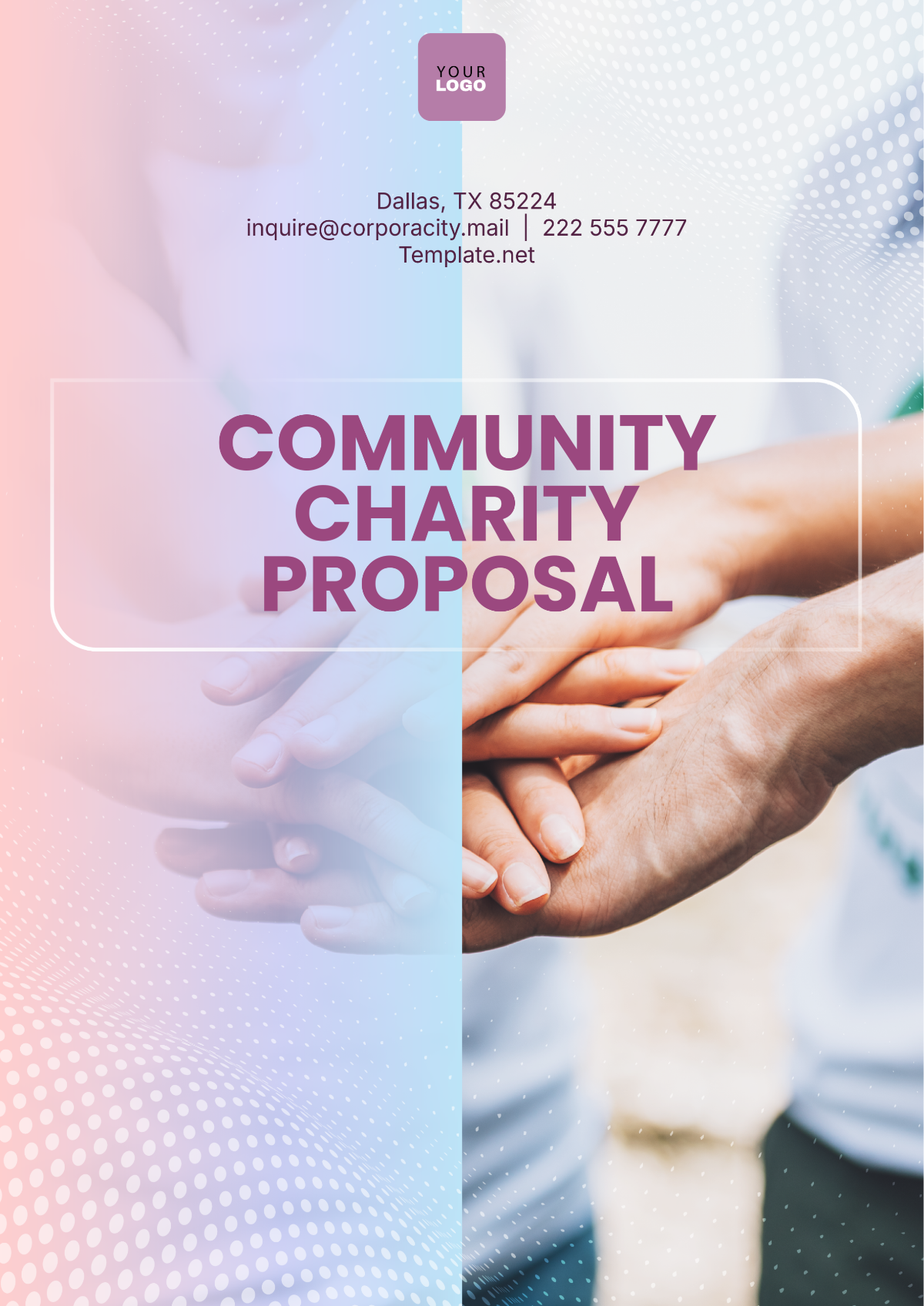 Community Charity Proposal Template - Edit Online & Download