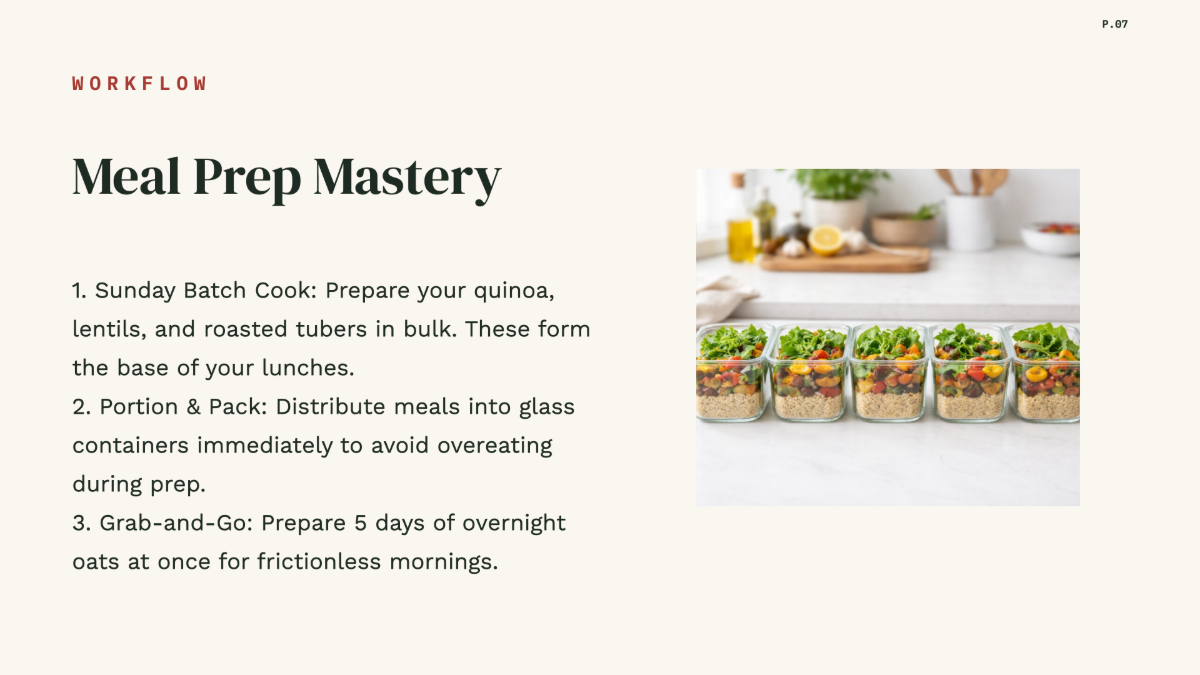 Free Meal Plan Template to Edit Online