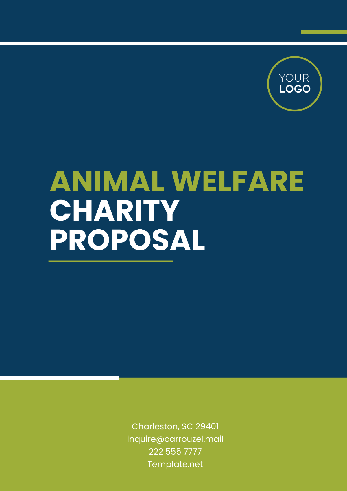 Animal Welfare Charity Proposal Template - Edit Online & Download