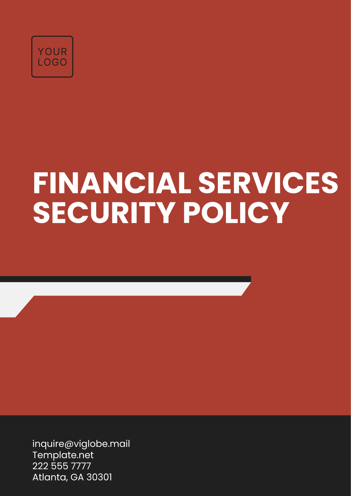 Financial Services Security Policy Template - Edit Online & Download