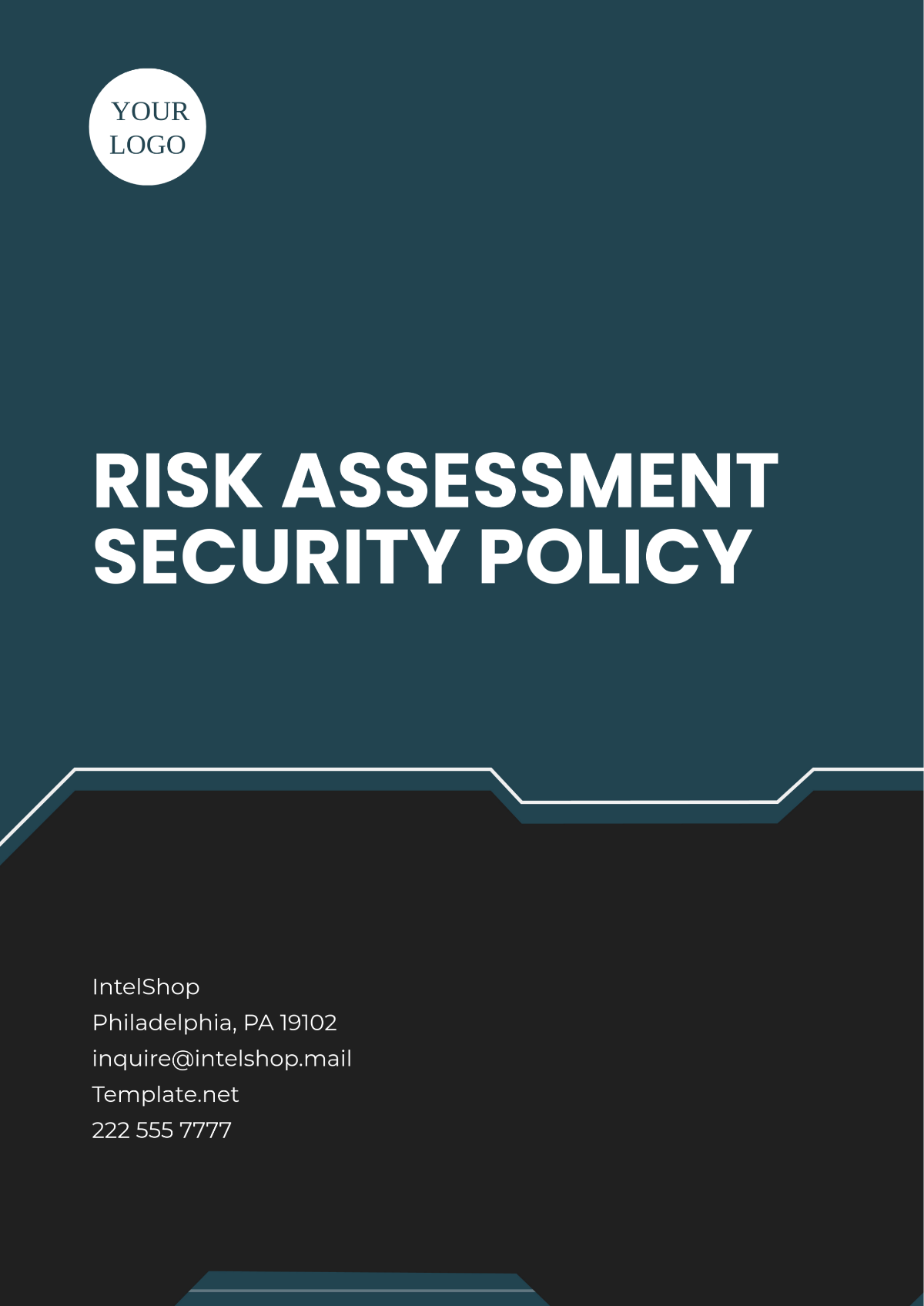 Risk Assessment Security Policy Template - Edit Online & Download