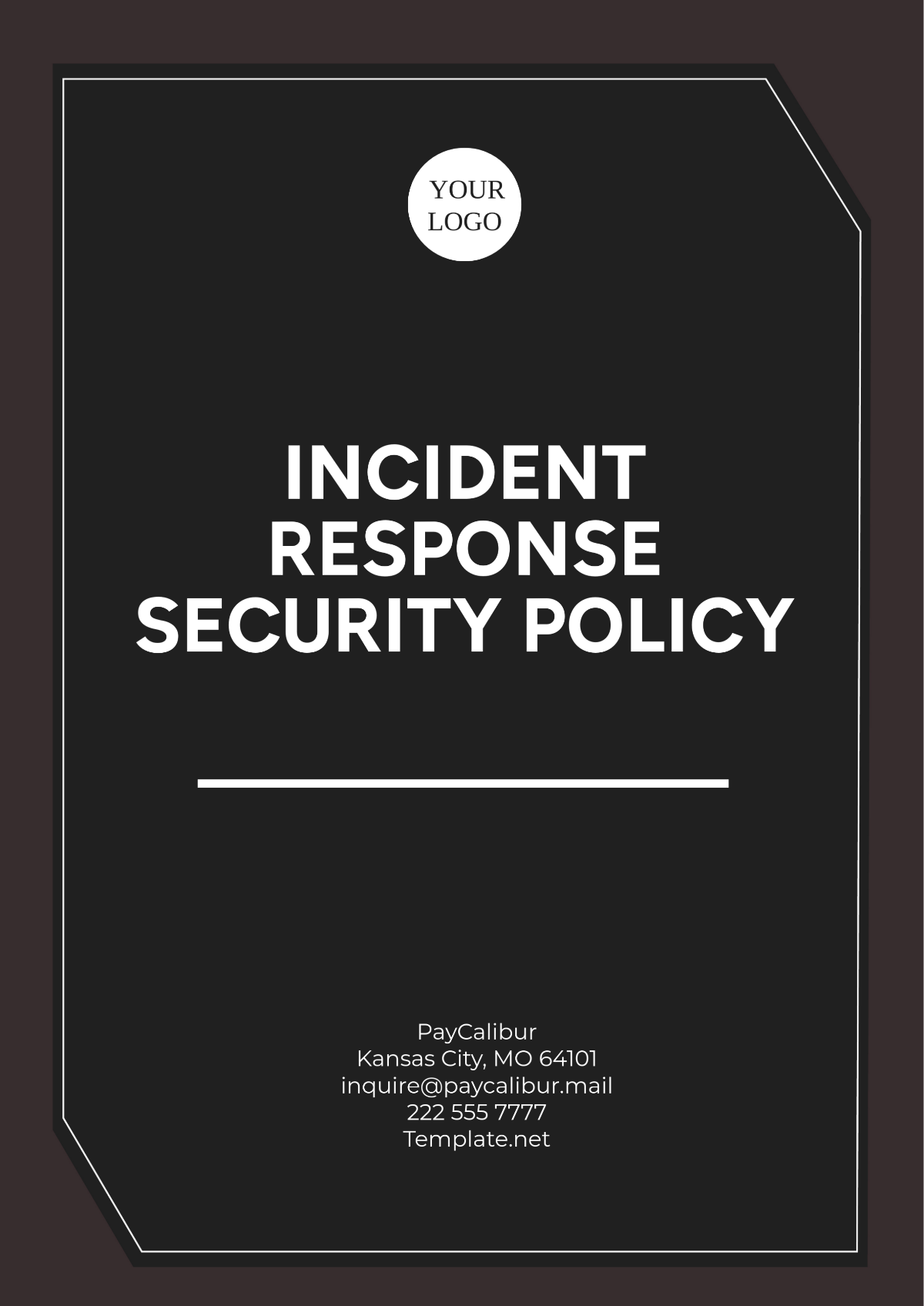 Free Incident Response Security Policy Template to Edit Online