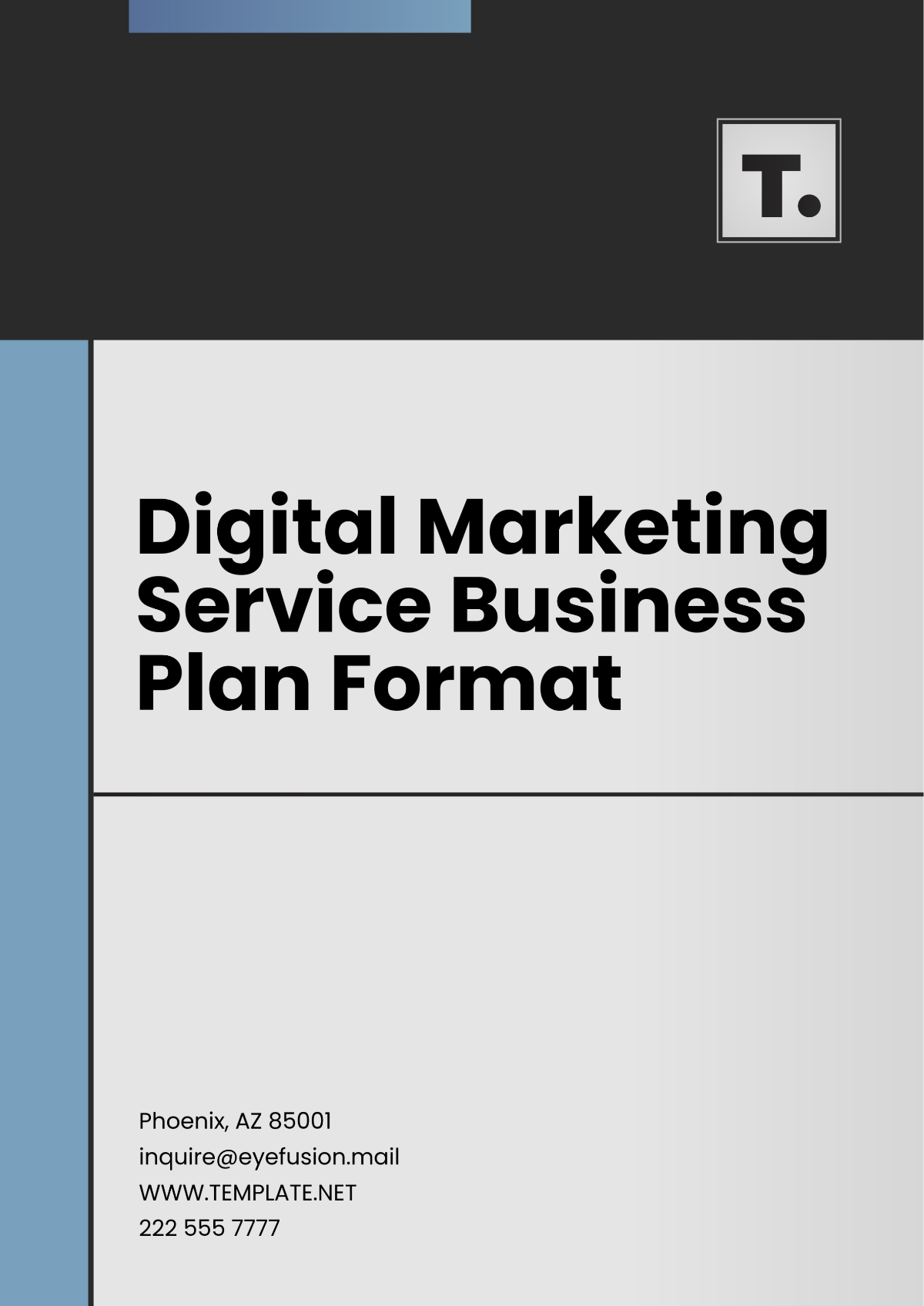 Digital Marketing Service Business Plan Format Template - Edit Online & Download